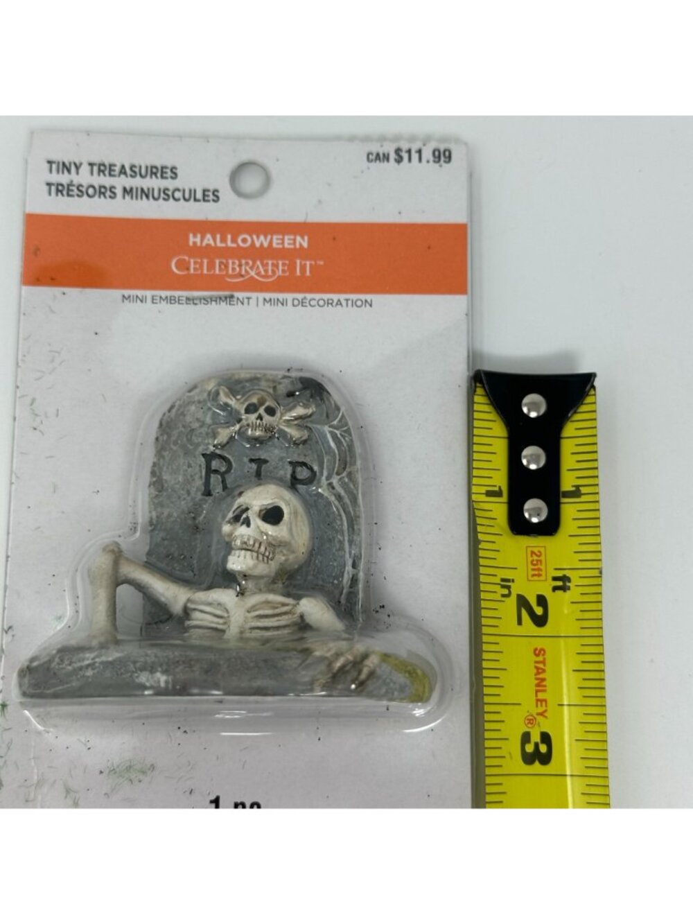 Halloween Skeletons Tombstones Miniatures Lot Celebrate It Tiny Treasures Decor - Picture 5 of 14